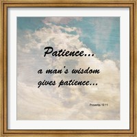 Patience Proverbs 19:11 Against the Sky Fine Art Print