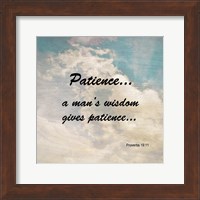 Patience Proverbs 19:11 Against the Sky Fine Art Print