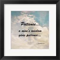 Patience Proverbs 19:11 Against the Sky Fine Art Print