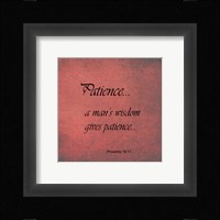 Patience Proverbs 19:11 Fine Art Print