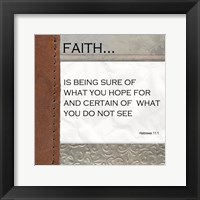 Faith Framed Print