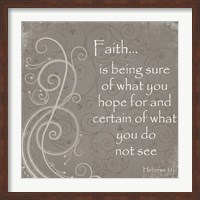 Faith Quote Fine Art Print