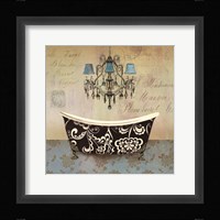 French Vintage Bath II - Mini Framed Print