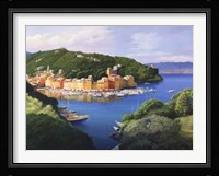 Vista dal monte di Portofino Fine Art Print