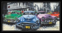 Classic American Cars in Havana Fine Art Print
