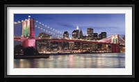 Brooklyn Bridge at Night Fine Art Print