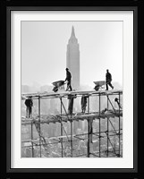 Empire Silhouette in Framework Fine Art Print