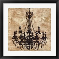 Chandelier I Framed Print