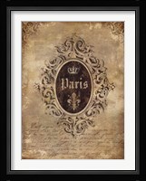 Paris Classique I Fine Art Print