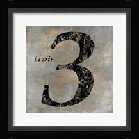 Trois Fine Art Print