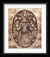 Coat of Arms I Framed Print