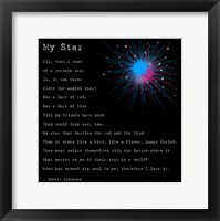 My Star by Robert Browning Fine Art Print