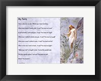 My Fairy by Lewis Carroll - horizontal Framed Print