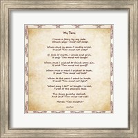 My Fairy by Lewis Carroll - square Fine Art Print