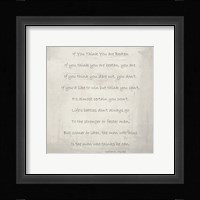 If You Think You are Beaten by Walter D. Wintle Framed Print