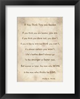 If You Are Beaten by Walter D. Wintle Fine Art Print
