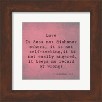 1 Corinthians 13:5 Fine Art Print