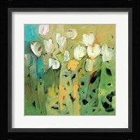 White Tulips II Framed Print