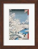 Drum Bridge at Meguro Fine Art Print