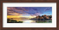 Willow Lake Spring Sunset Fine Art Print