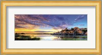 Willow Lake Spring Sunset Fine Art Print