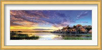 Willow Lake Spring Sunset Fine Art Print