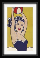 Girl with Ball Fine Art Print