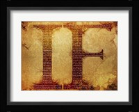 If Quote by Rudyard Kipling Fine Art Print