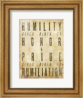 Humility Quote Fine Art Print