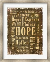 Hope in Multiple Languages Fine Art Print