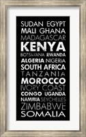 African Countries II Fine Art Print