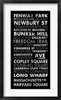 Boston Cities II Framed Print