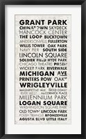 Chicago Cities I Framed Print