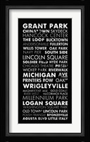 Chicago Cities II Framed Print