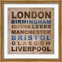 United Kingdom Cities I Fine Art Print