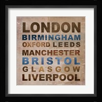 United Kingdom Cities I Fine Art Print