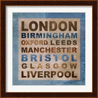 United Kingdom Cities II Fine Art Print