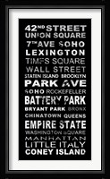 New York Framed Print