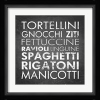 Pasta I Square Fine Art Print