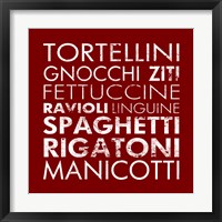 Pasta II Square Fine Art Print