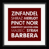 Red Wine I Framed Print