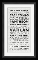 Rome I Framed Print