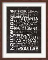 United States Cities Fine Art Print