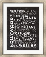 United States Cities Fine Art Print