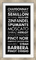 Wine List II Fine Art Print