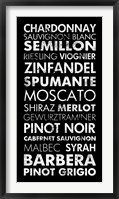 Wine List II Fine Art Print