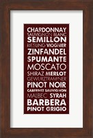 Wine List III Fine Art Print
