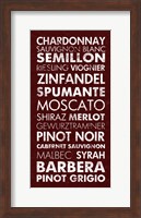 Wine List III Fine Art Print