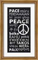 Peace Languages Fine Art Print