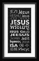 Jesus in Different Languages Panel Fine Art Print